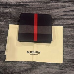 Burberry Black and Red Men's Wallet